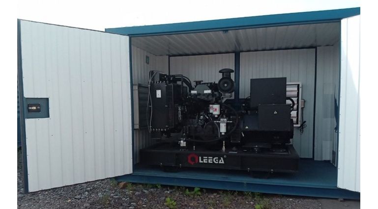 Дизель-генераторная установка (ДГУ) Leega Power LG88C 64 кВт Cummins в утепленном блок-контейнере