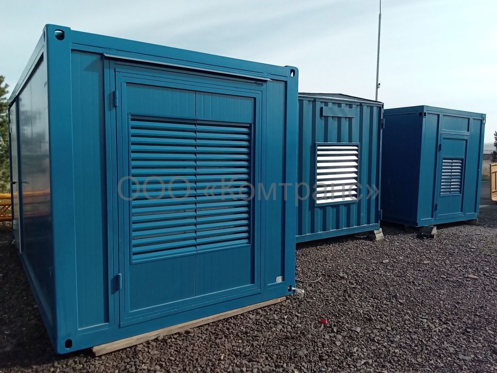 Дизель-генераторная установка (ДГУ) AGG Power CU220D5 160 кВт Cummins в блок-контейнере Север-4